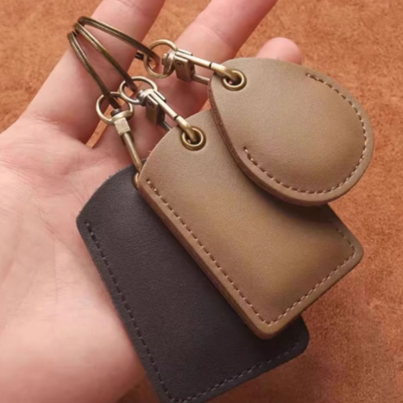 Leather Access Card Holder Key - Security Chain Door 评论和价格