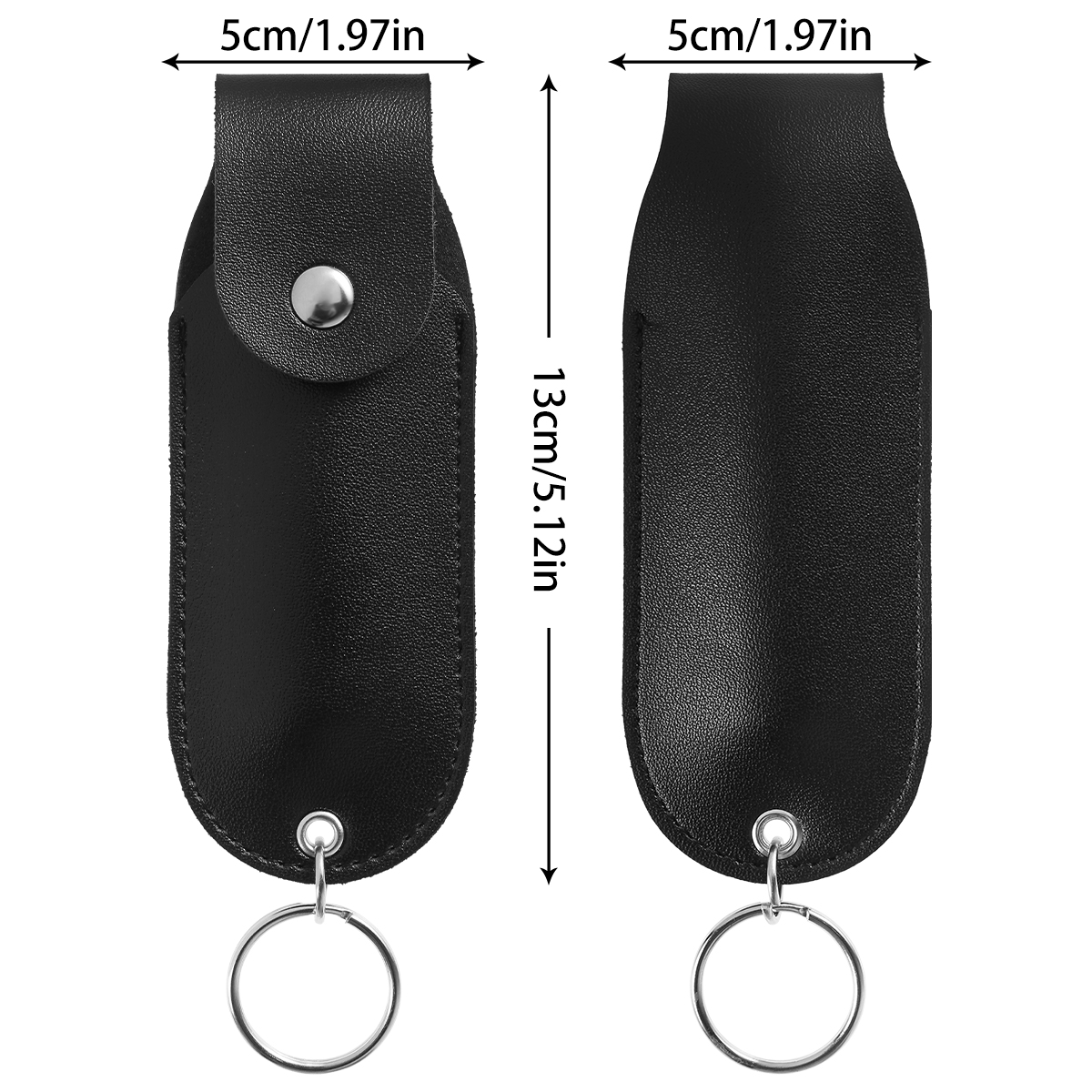 Pepper Spray Pouch PU Leather  - Personal Alarm Keychain 评论和价格