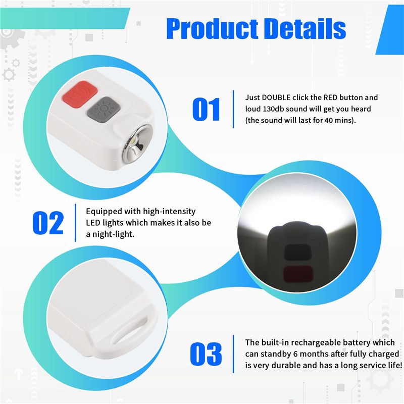 Personal Alarm,Safety Alarm Fo - Personal Alarm Keychain 评论和价格